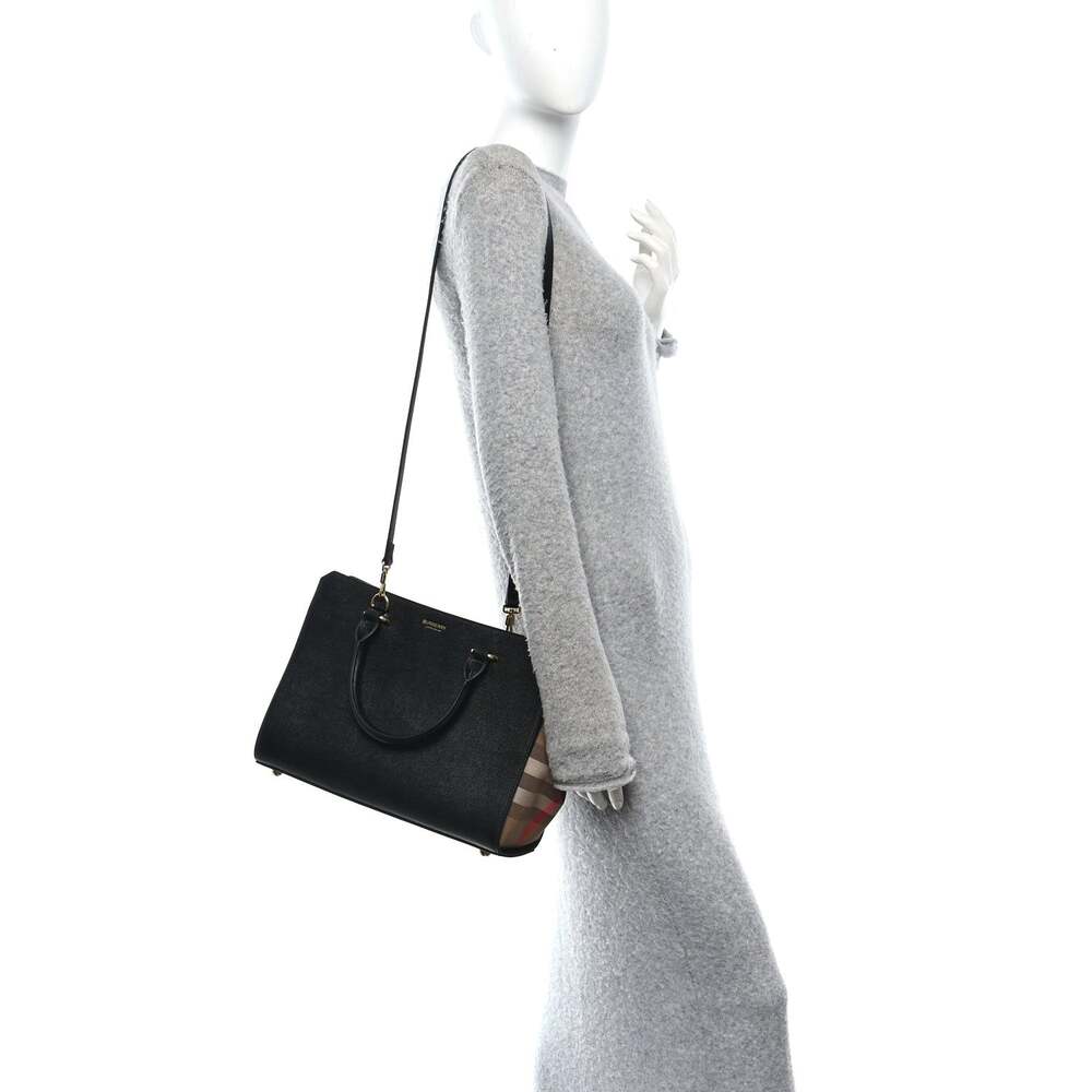 Burberry Calfskin Mega Check Small #258093B99B - Picture 2 of 9